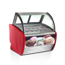 Commercial Electric 12 Flavors Ice Cream Freezer Gelato Showcase Ice Cream Display Freezer